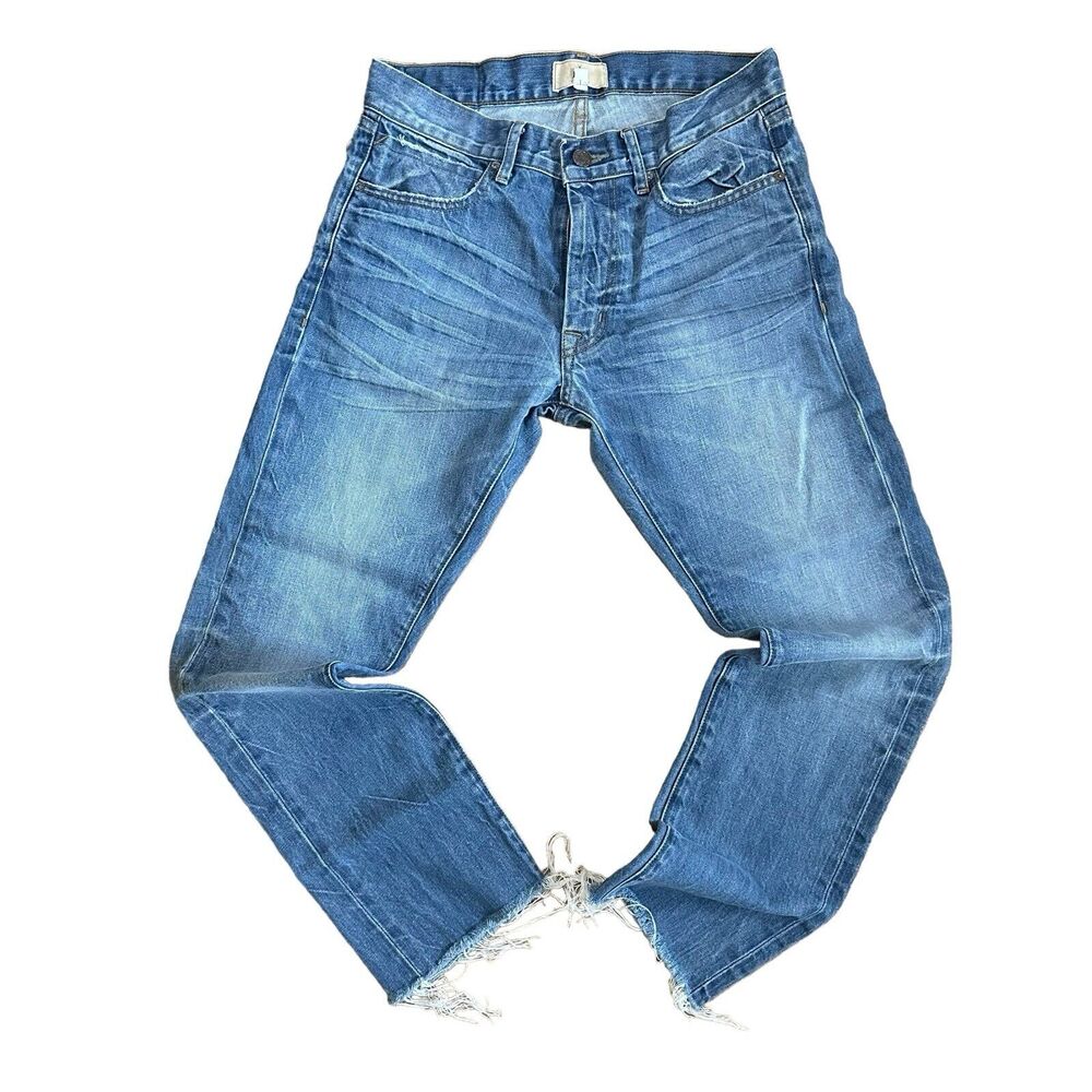 Women's Skinny Distressed Blue Denim Jeans
